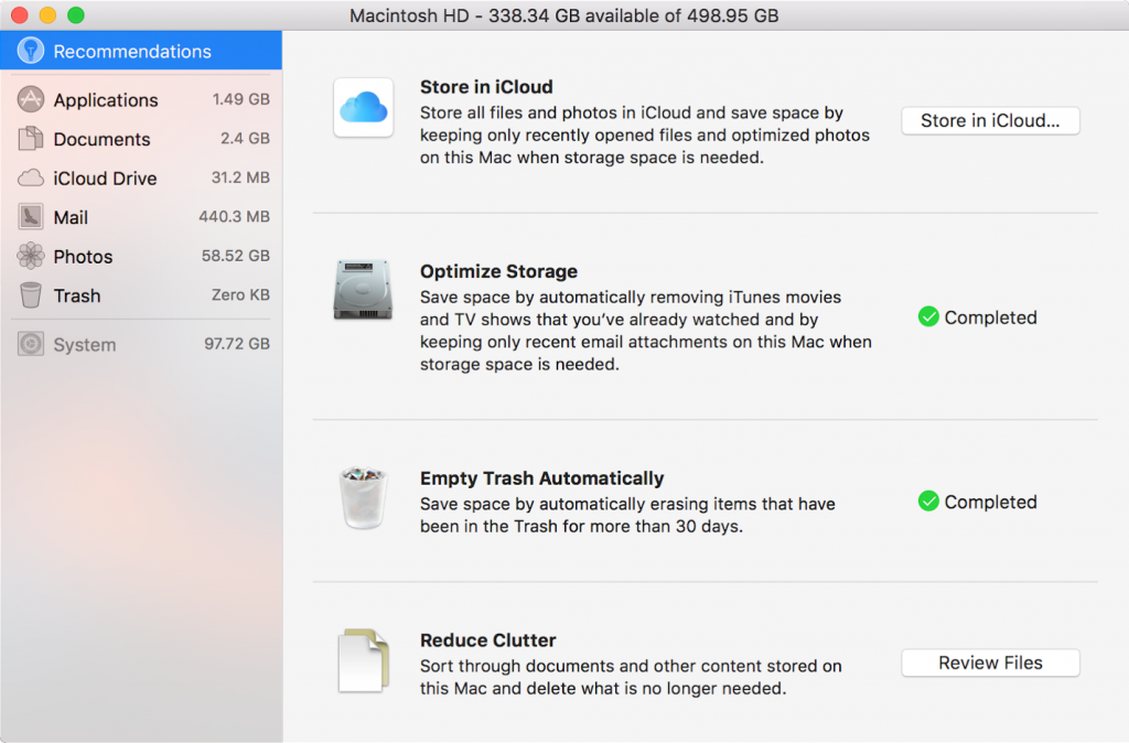 Mac System Storage taking up way too much space