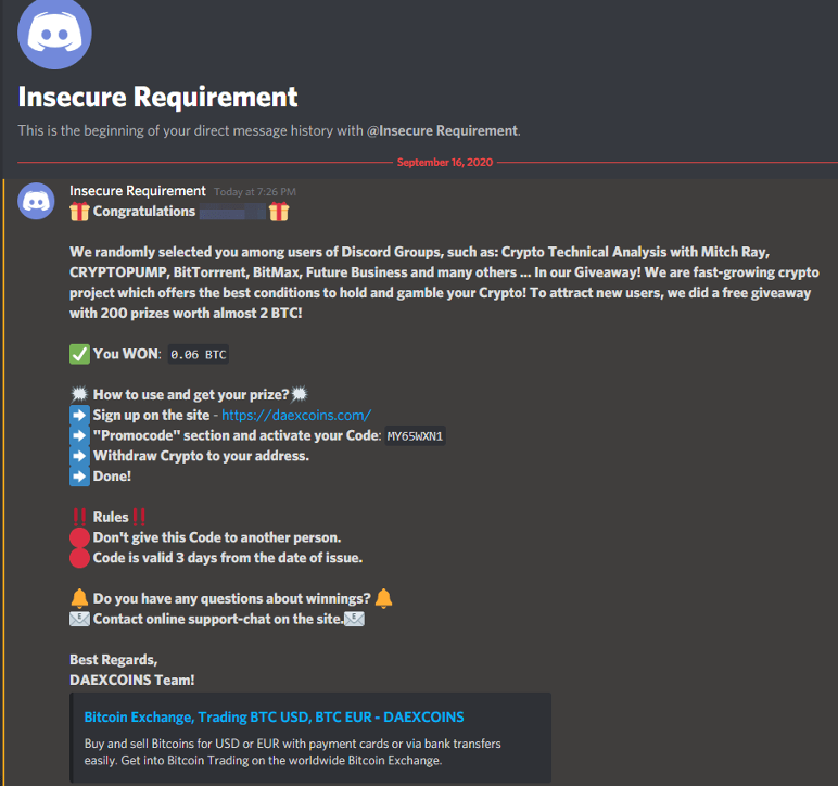 DANGEROUS Discord SCAM spreads to itch.io! - Discord - Scammer Info